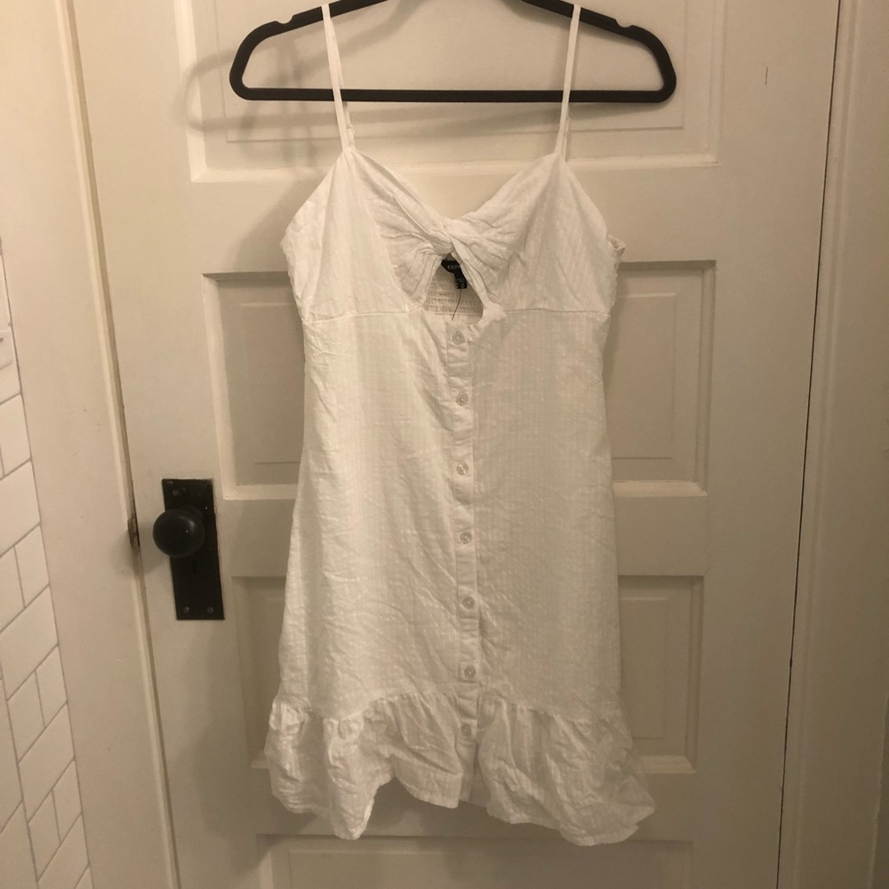 Express button down dress